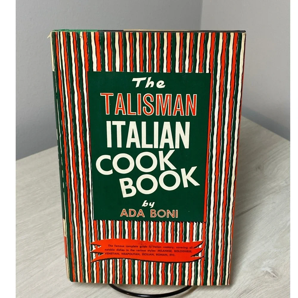 The Talisman Italian Cook Book Ada Boni Vintage Hardcover Crown Publishing 1950